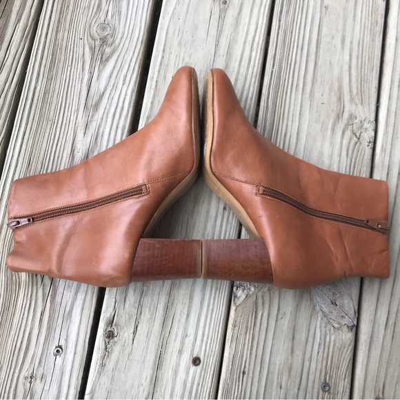 Sezane Heritage Lea block heel boots women’s shoe Size 37 (6.5) - Picture 8 of 13